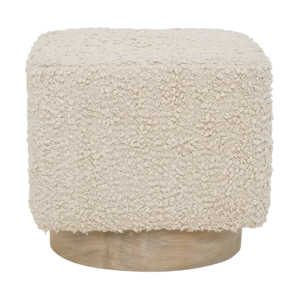 URBAN NATURE CULTURE Pouf Kaura 38 cm Off white