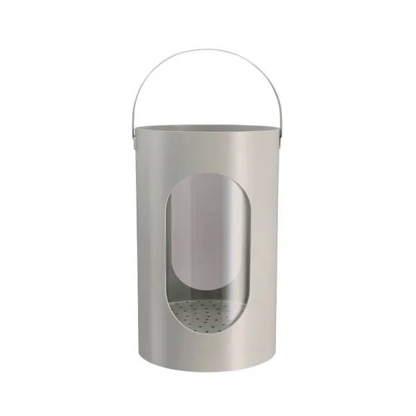 Uyuni & Ekta Light House Lantern 22x35 Light Grey - Uyuni Lighting