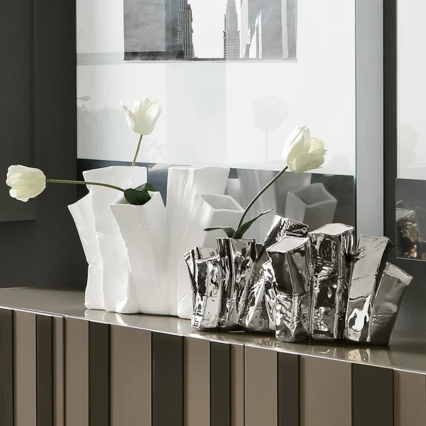 Vase en céramique Skyline Collection Adriani e Rossi