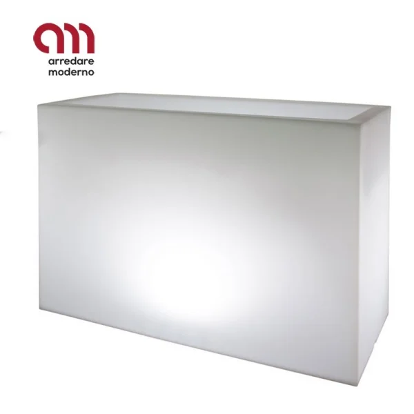 Vase Kube high lumineux Khilia