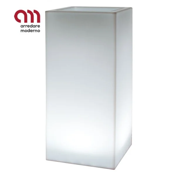 Vase Kube Tower Khilia lumineux