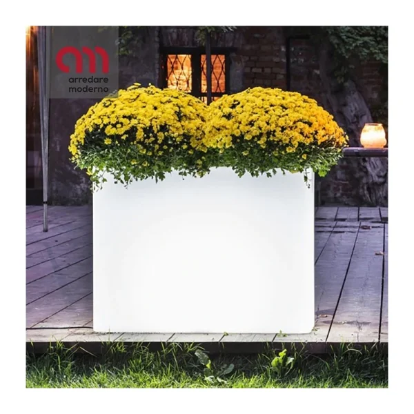 Vase Rectangulaire O-E Serralunga éclairable