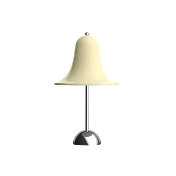 Verpan - Lampe à poser rechargeable Pantop blanc crème