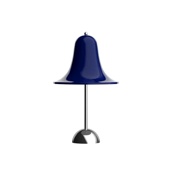 Verpan - Lampe à poser rechargeable Pantop bleu nuit