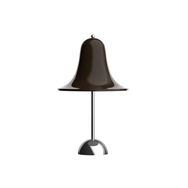 Verpan - Lampe à poser rechargeable Pantop marron
