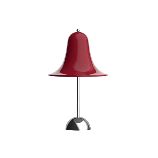 Verpan - Lampe à poser rechargeable Pantop rouge cerise