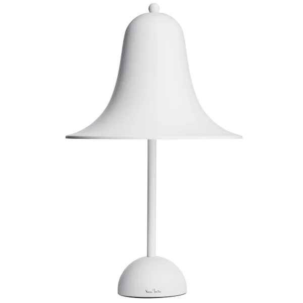 Verpan Lampe de table Pantop Ø23 cm Matt white