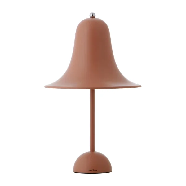 Verpan Lampe de table Pantop Ø23 cm Terre cuite mate