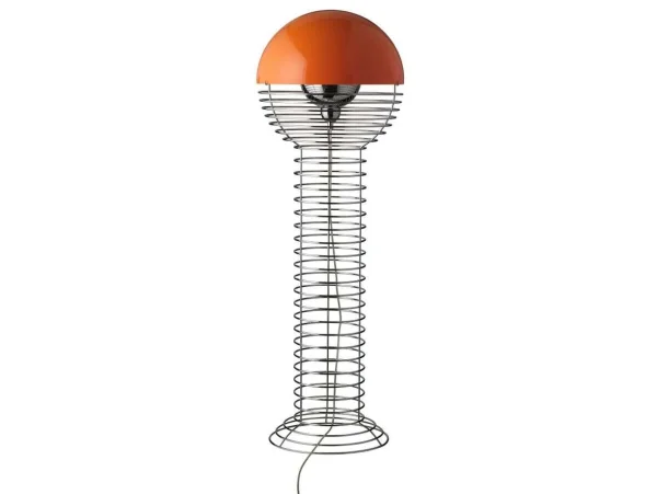 Verpan - Wire Lampadaire Chrome/Orange