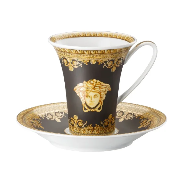 Versace Versace I love Baroque tasse et soucoupe Nero