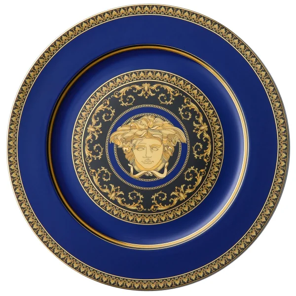 Versace Versace Medusa Blue sous-assiette 33 cm