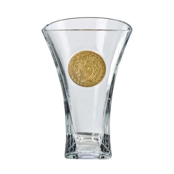 Versace Versace Medusa Madness vase transparent Modèle moyen