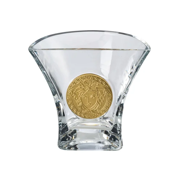 Versace Versace Medusa Madness vase transparent Petit modèle