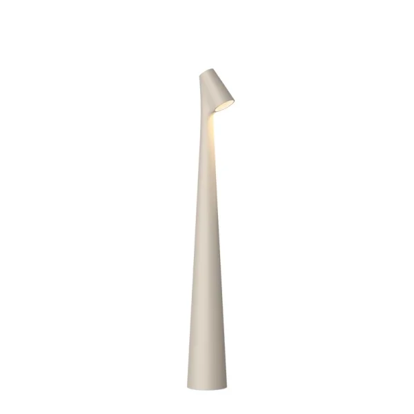 Vibia - Africa Portable, beige clair, hauteur 40 cm, LED, batterie rechargeable