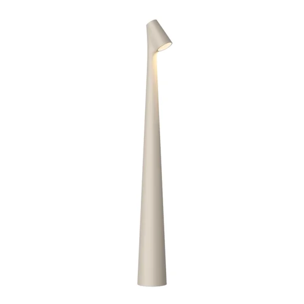 Vibia - Africa Portable, beige clair, hauteur 45 cm, LED, batterie rechargeable