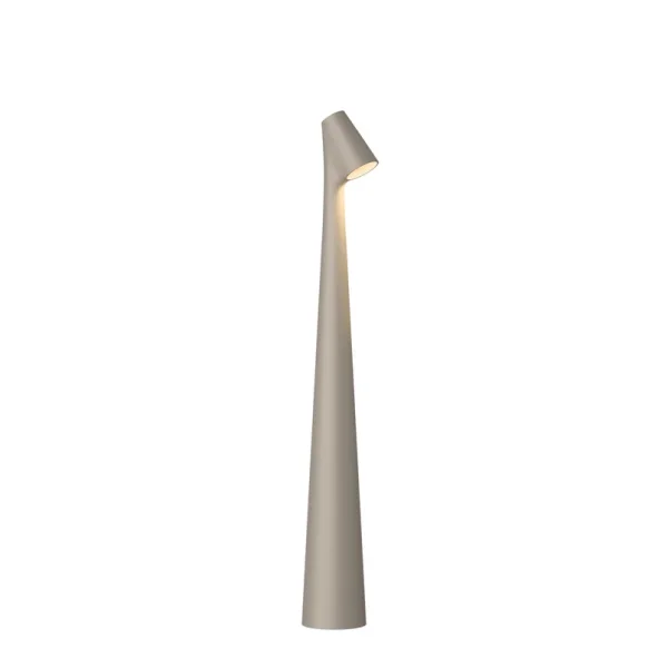 Vibia - Africa Portable, beige foncé, hauteur 40 cm, LED, batterie rechargeable