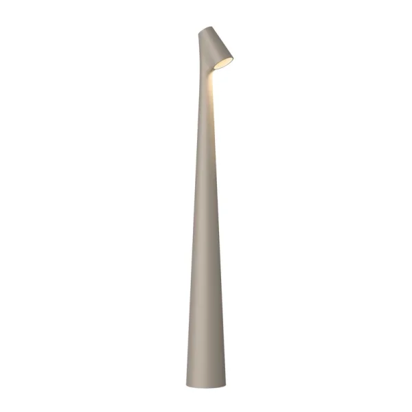 Vibia - Africa Portable, beige foncé, hauteur 45 cm, LED, batterie rechargeable