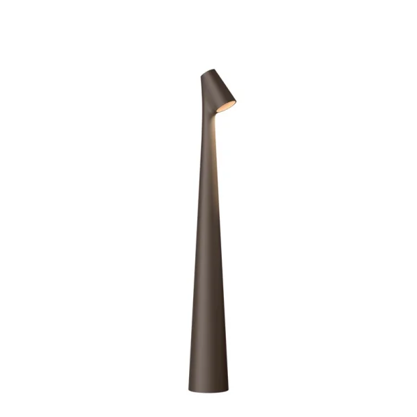 Vibia - Africa Portable, brun foncé, hauteur 40 cm, LED, batterie rechargeable
