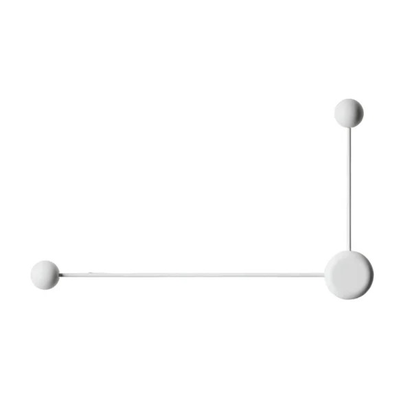 Vibia - Applique murale LED Pin, à 2 lampes, blanc