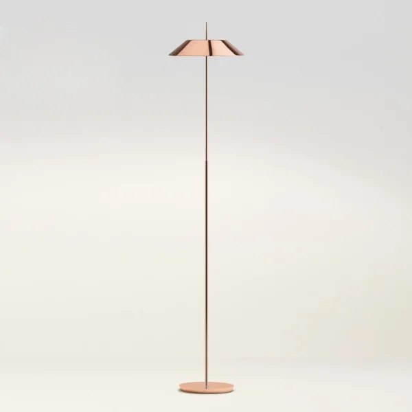 Vibia - Lampadaire LED Mayfair, cuivre brillant