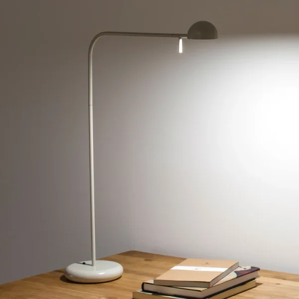 Vibia - Pin 1655 lampe à poser LED, longueur 40 cm, crème