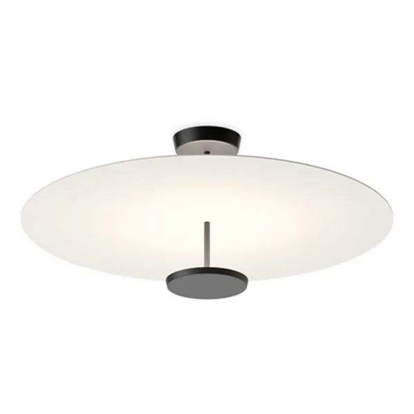 Vibia - Plafonnier LED plat à 2 lampes Ø 90 cm blanc