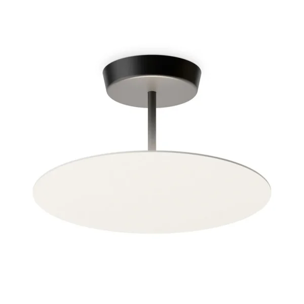 Vibia - Plafonnier LED plat, blanc, Ø 40 cm, à intensité variable DALI