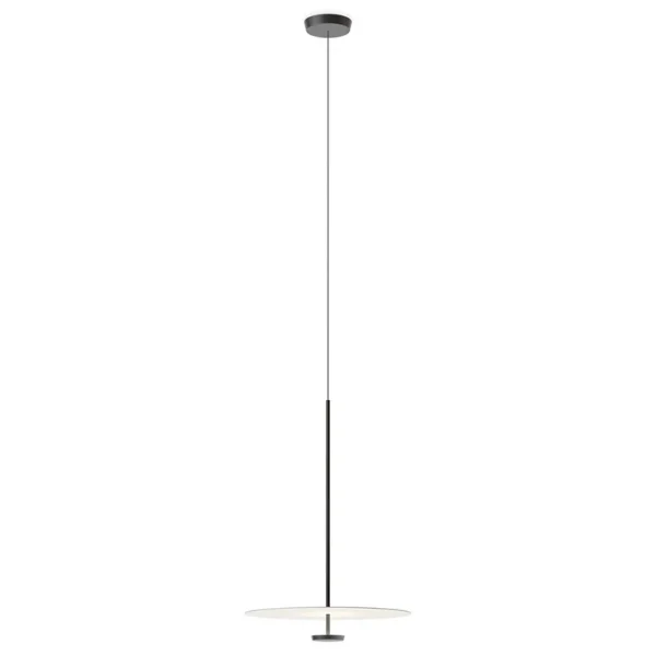 Vibia - Suspension LED Flat à 1 lampe Ø 55 cm gris L1