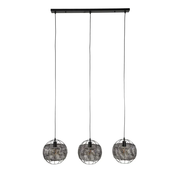 Vico Armor - lampe suspendue - 110 x 30 x 150 cm - noir brun