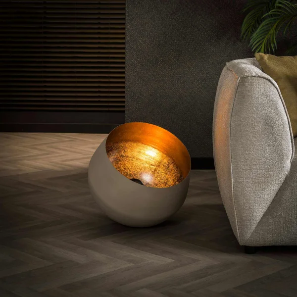Vico Basket XL - Lampadaire - Ø 50 x 46 cm - Gris