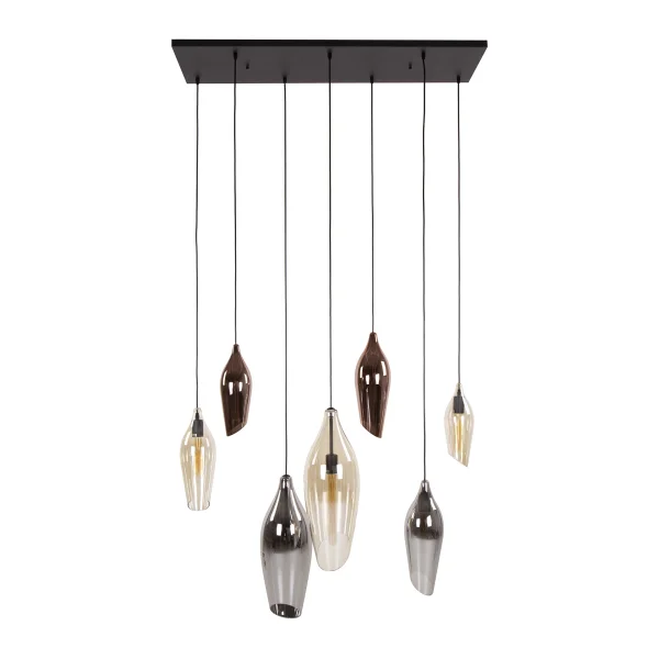 Vico Cocoon - lampe suspendue - 120 x 40 x 150 cm - noir