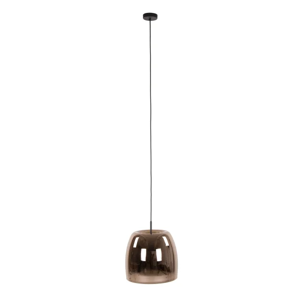 Vico Drift Glass - lampe suspendue - Ø 35 x 150 cm - cuivre
