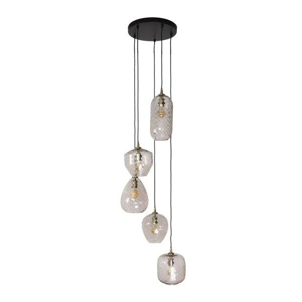 Vico - lampe suspendue - Ø 40 x 180 cm - transparent