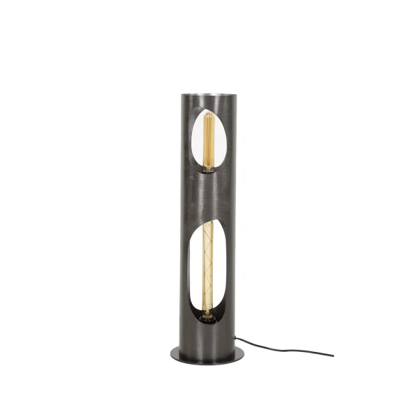 Vico Organic Cylinder - lampadaire - 71 cm - nickel noir