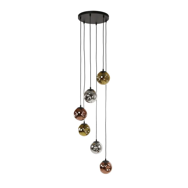 Vico Stellar - lampe suspendue - Ø 50 x 180 cm - noir