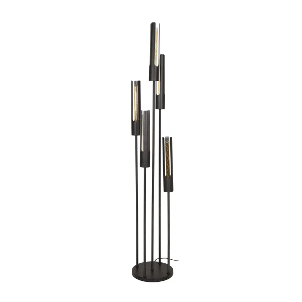 Vico Tube - lampadaire - 176 cm - noir