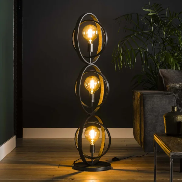Vico Turn - lampadaire - 40 x 30 x 124 cm - anthracite