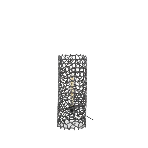 Vico Weaver Cylinder - lampadaire - 61 cm - nickel noir