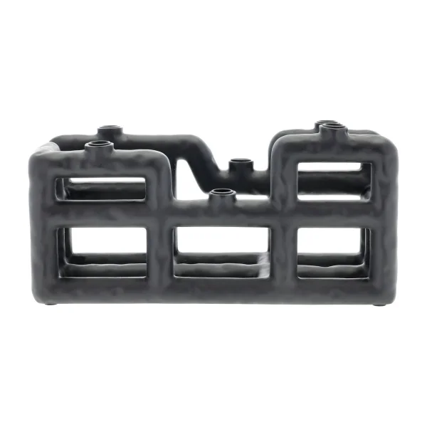 Villa Collection Bougeoir Lyst 6 bougies Noir