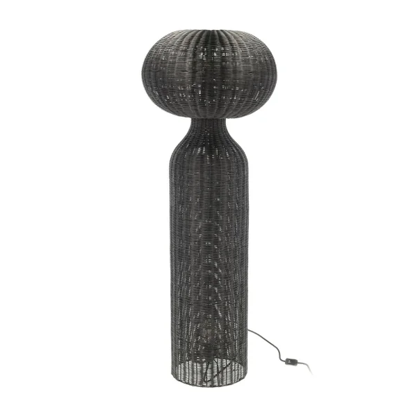 Villa Collection Lampadaire Werna Ø50x130 cm Black rattan