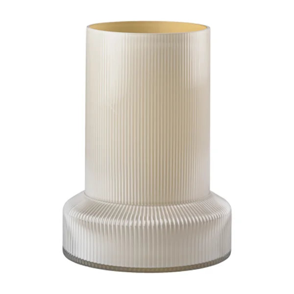 Villa Collection Vase en verre Hvils Ø21 cm Blanc