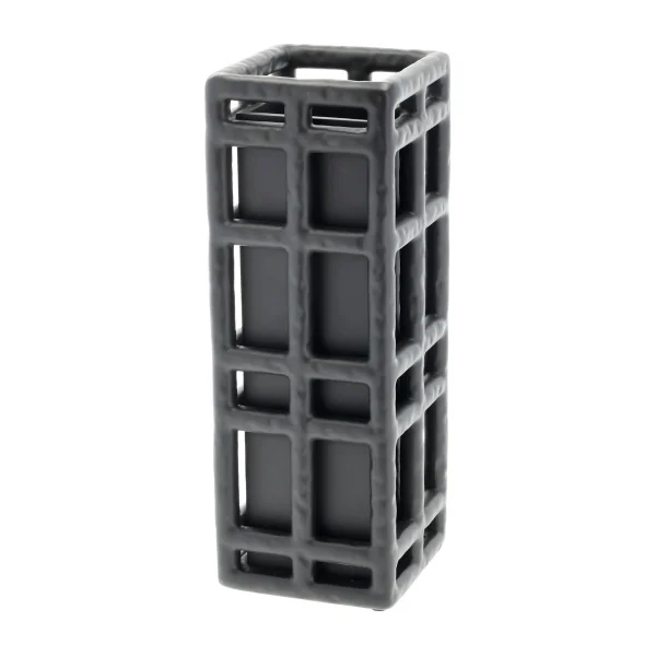 Villa Collection Vase Lyng 11x11x30 cm Black