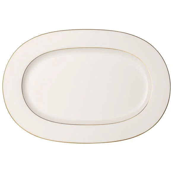 Villeroy & Boch Plat de service Anmut Gold 41 cm Blanc