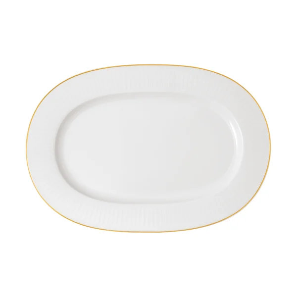 Villeroy & Boch Plat de service Château Septfontaines 28,5x41,5 cm Blanc-or