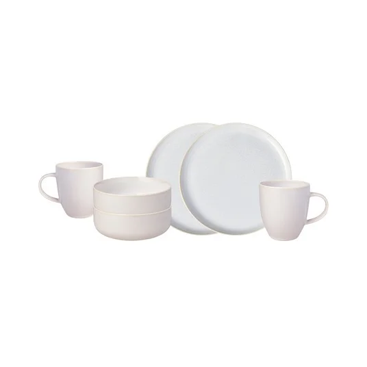 Villeroy & Boch Service Crafted Cotton 6 pièces White