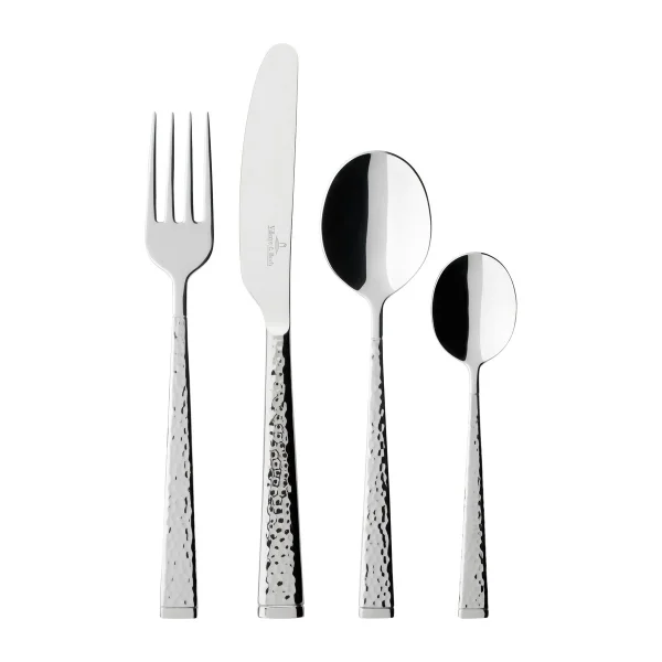 Villeroy & Boch Set de couverts Blacksmith 24 pièces Acier inoxydable