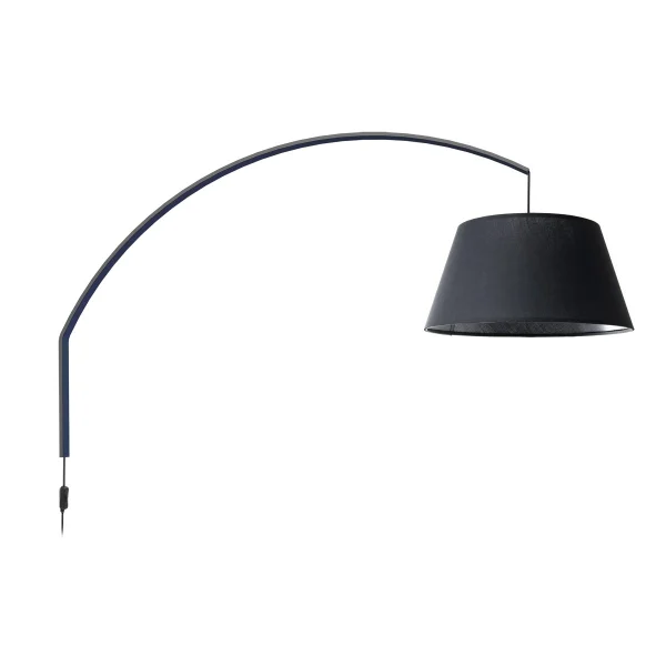 VK Lighting Afti - applique murale avec interrupteur - 146,4 x 50 x 93,7 cm - noir