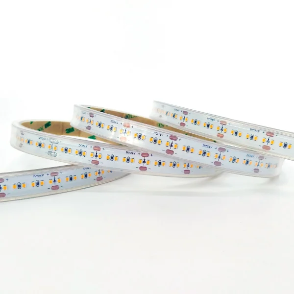 VK Lighting Bande LED - largeur 1,3cm, longueur 500cm - 24Vdc - dimmable - 24W LED par mètre - 240 LED par mètre - IP66 - 3000K