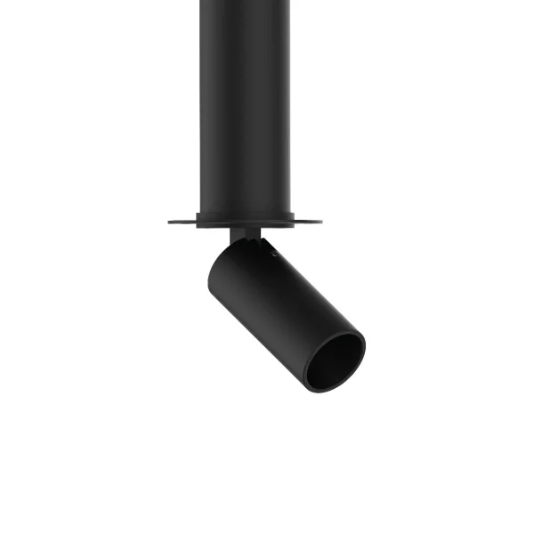 VK Lighting Coko - Spot encastré sans cadre avec rosace d'encastrement - Ø 3,5 x 7,3 cm - Ø 50 mm taille d'encastrement - 6W LED incl. - noir