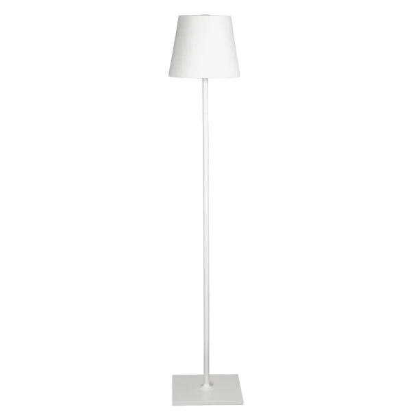 VK Lighting Colum - lampadaire d'extérieur avec prise - Ø 28 x 150 cm - IP54 - blanc